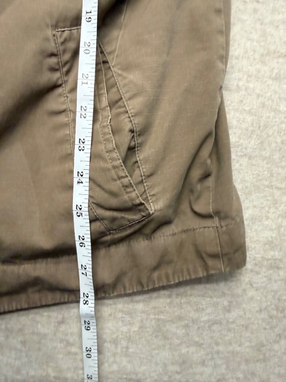 G.H. BASS & Co. Brown Military Style Full Zip Men's Jacket Size XL - Picture 8 of 9